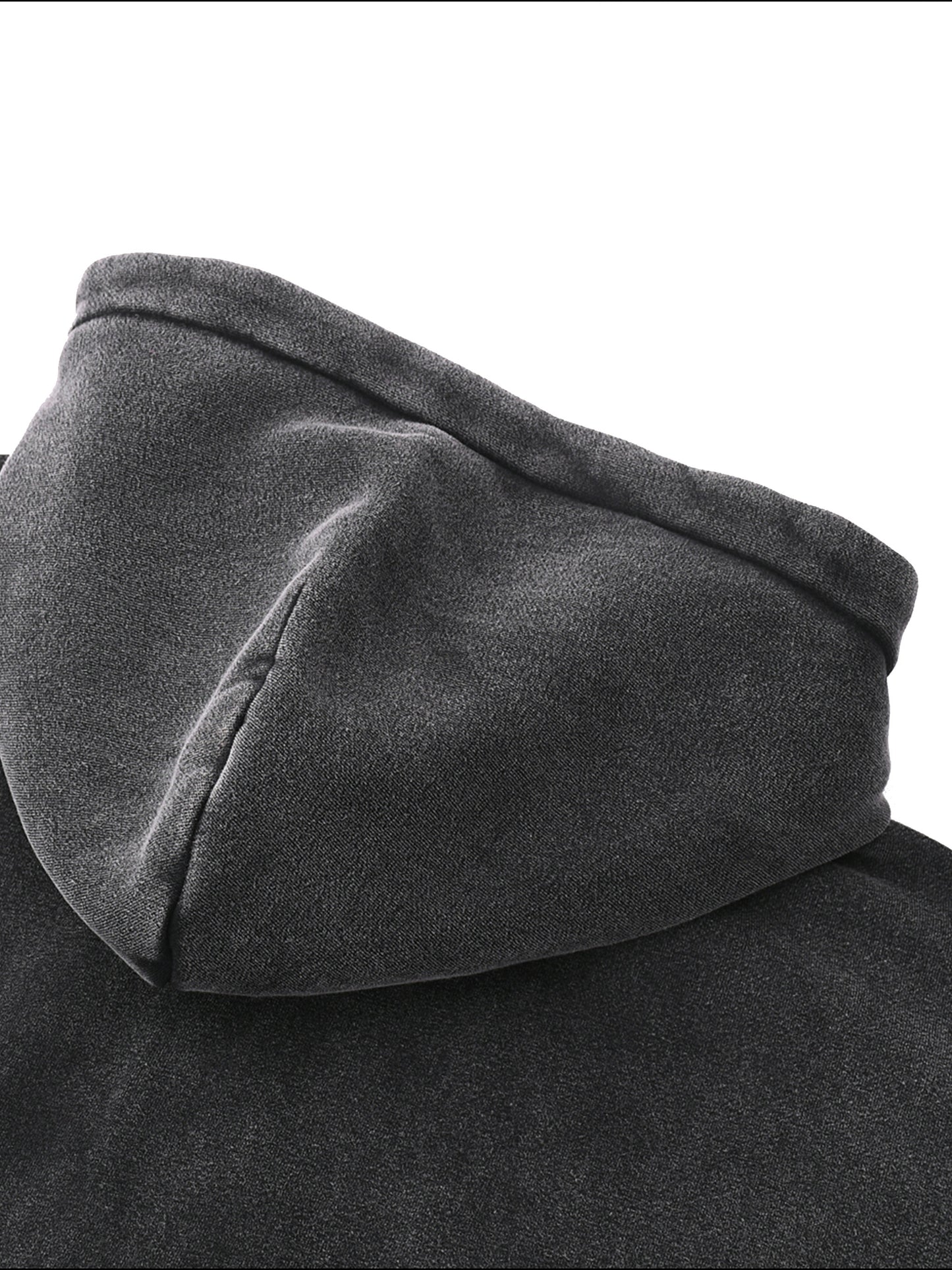 racer Zip-Through Boxy Fleece Hoodie