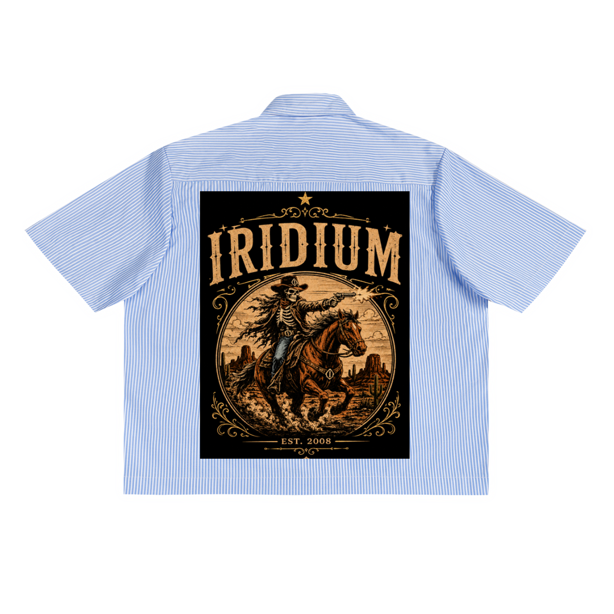 Iridium Inferno Stripe Boxy Shirt