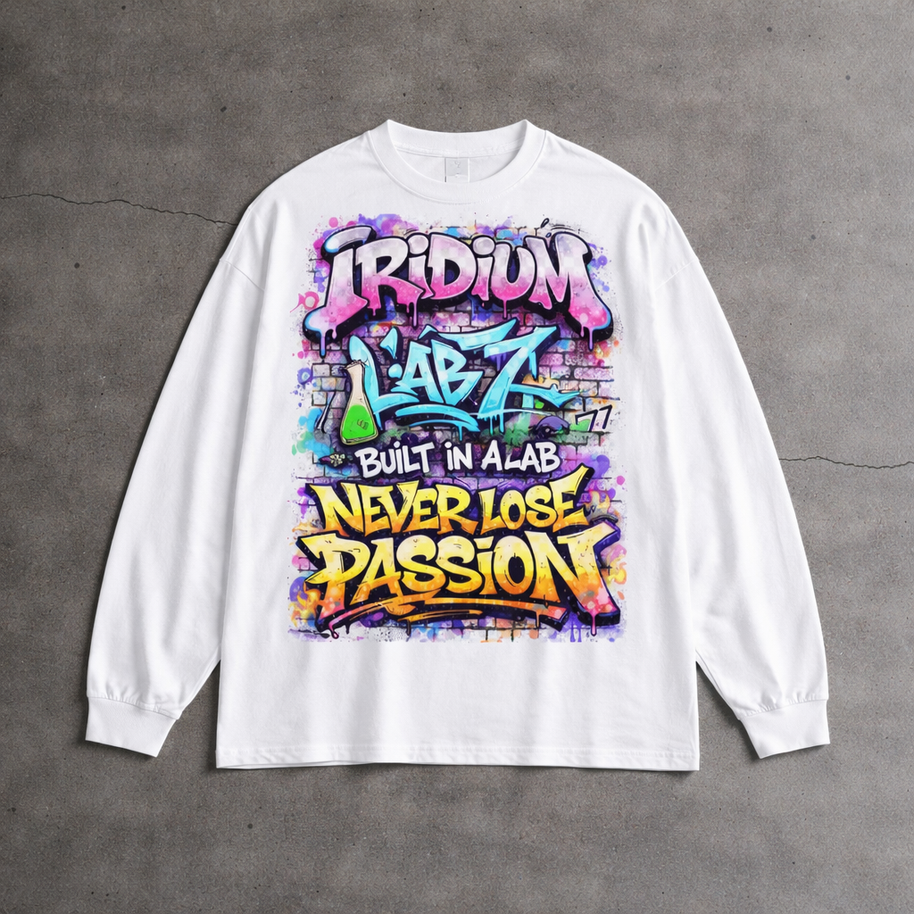 Graffiti Oversized Unisex Long Sleeve T-Shirt