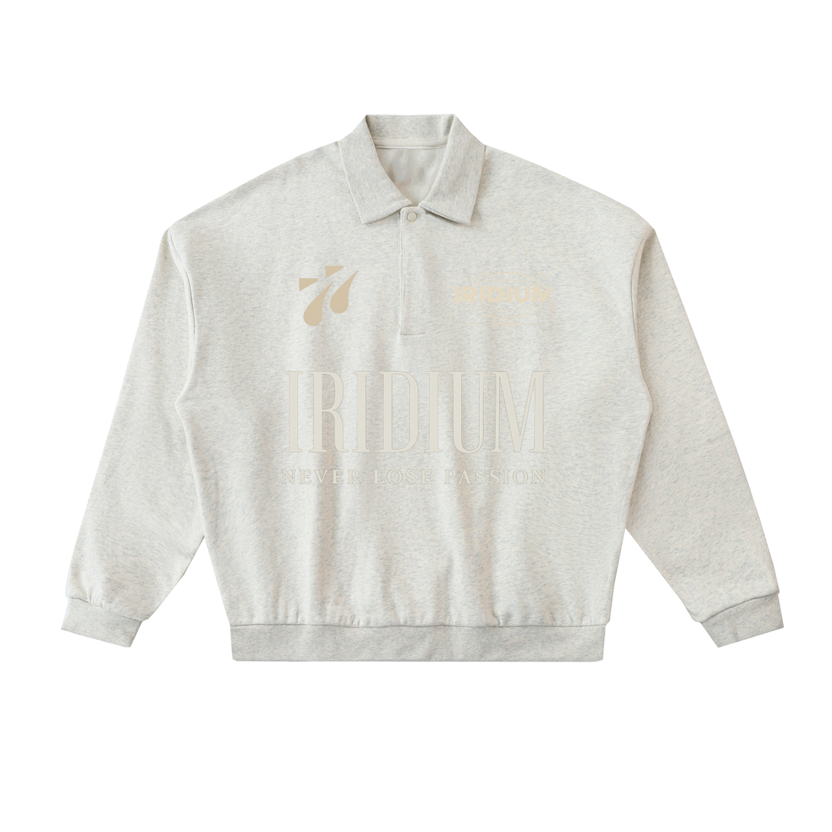 Iridium Fleece Polo Sweatshirt