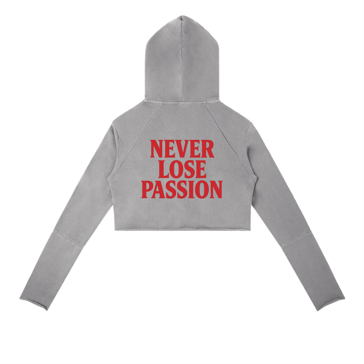 Shawty 77 Vintage-Washed Cropped Hoodie