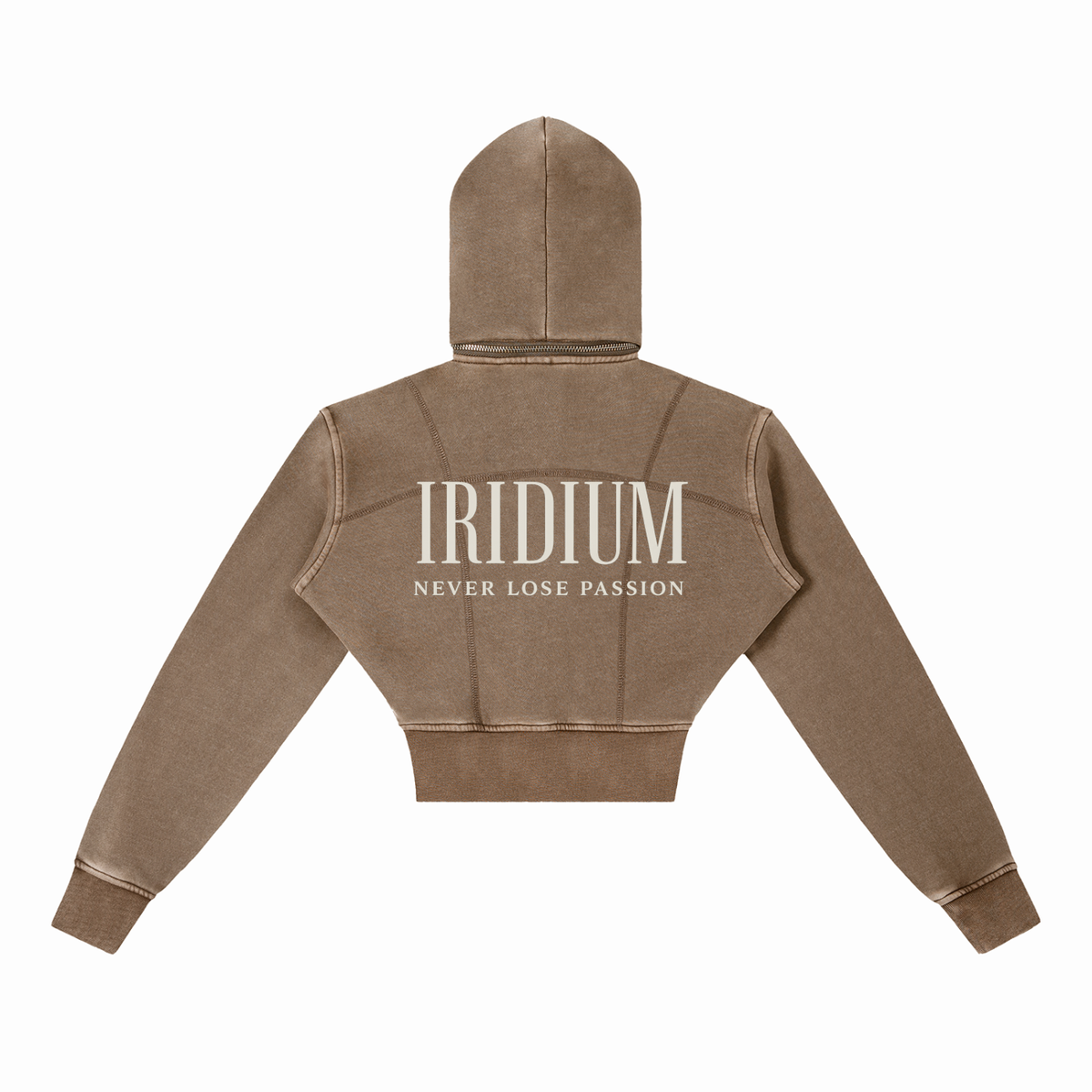 My Boo Washed Cropped Fleece Hoodie