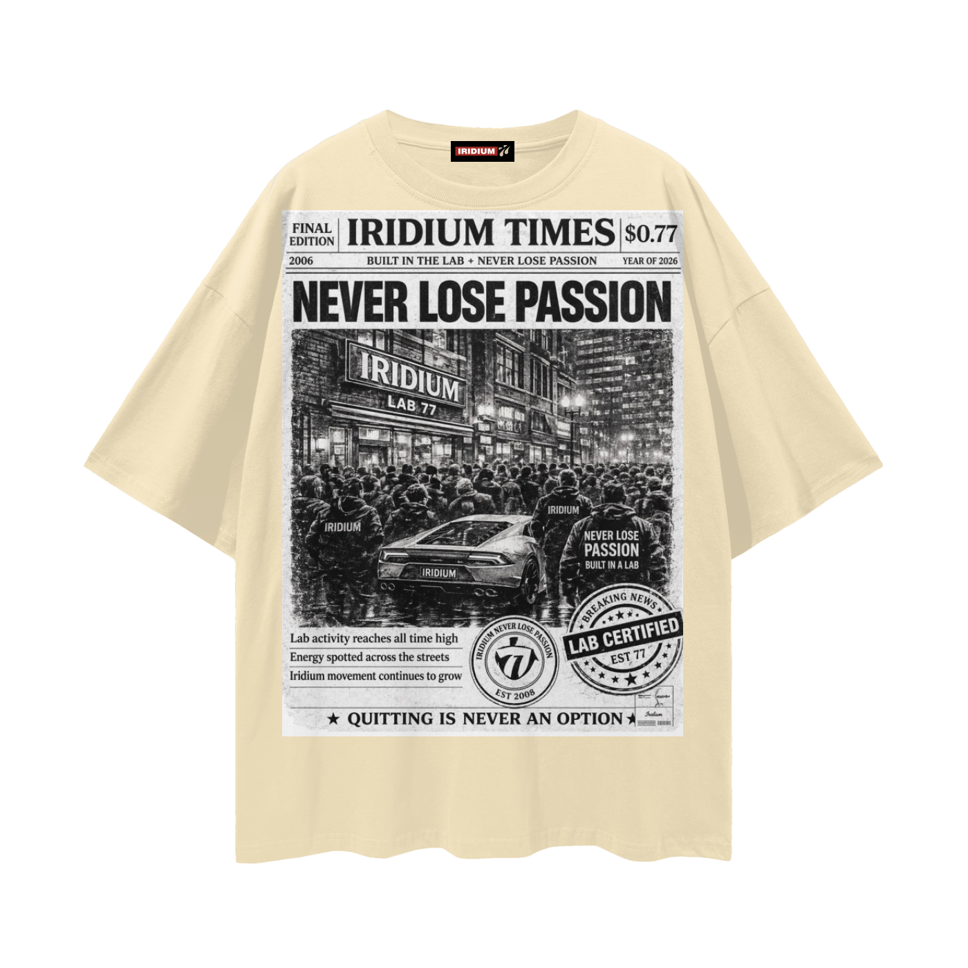 Breaking News Loose Drop Shoulder T-Shirt