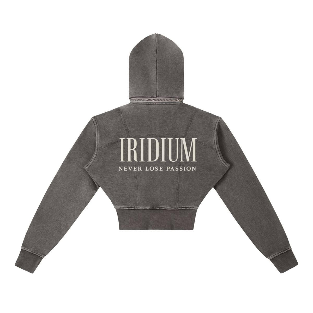 My Boo Washed Cropped Fleece Hoodie