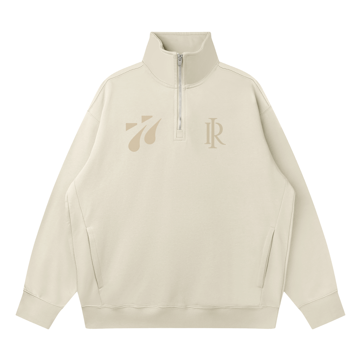 IR Quarter-Zip Drop Shoulder Sweatshirt