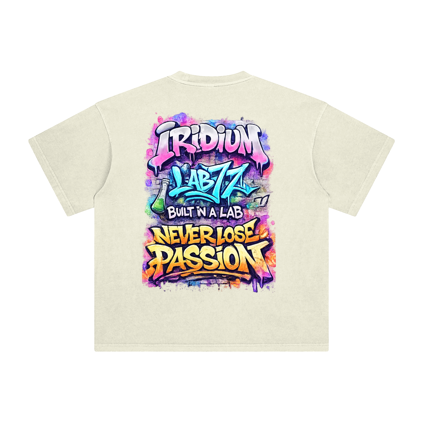 Graffiti Enzyme Washed T-Shirt