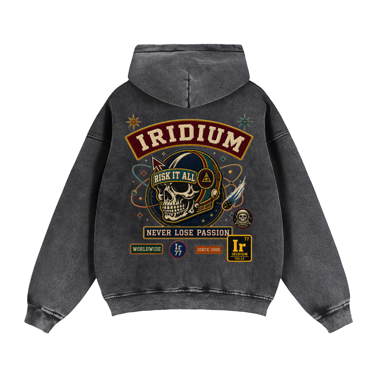 Iridium 77 Varsity Zip Hoodie