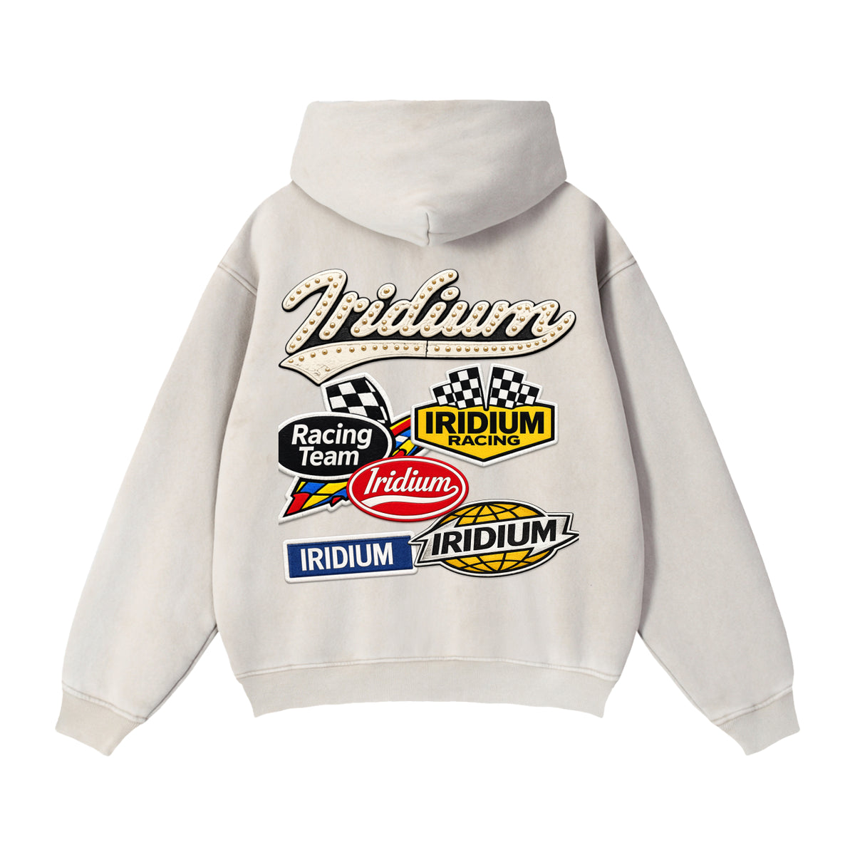 Iridium Racer Boxy Zip Hoodie