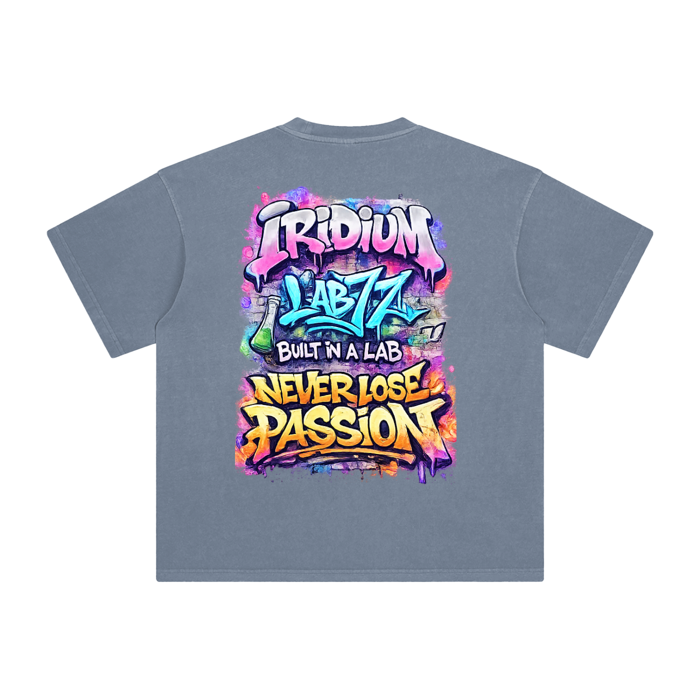 Graffiti Enzyme Washed T-Shirt