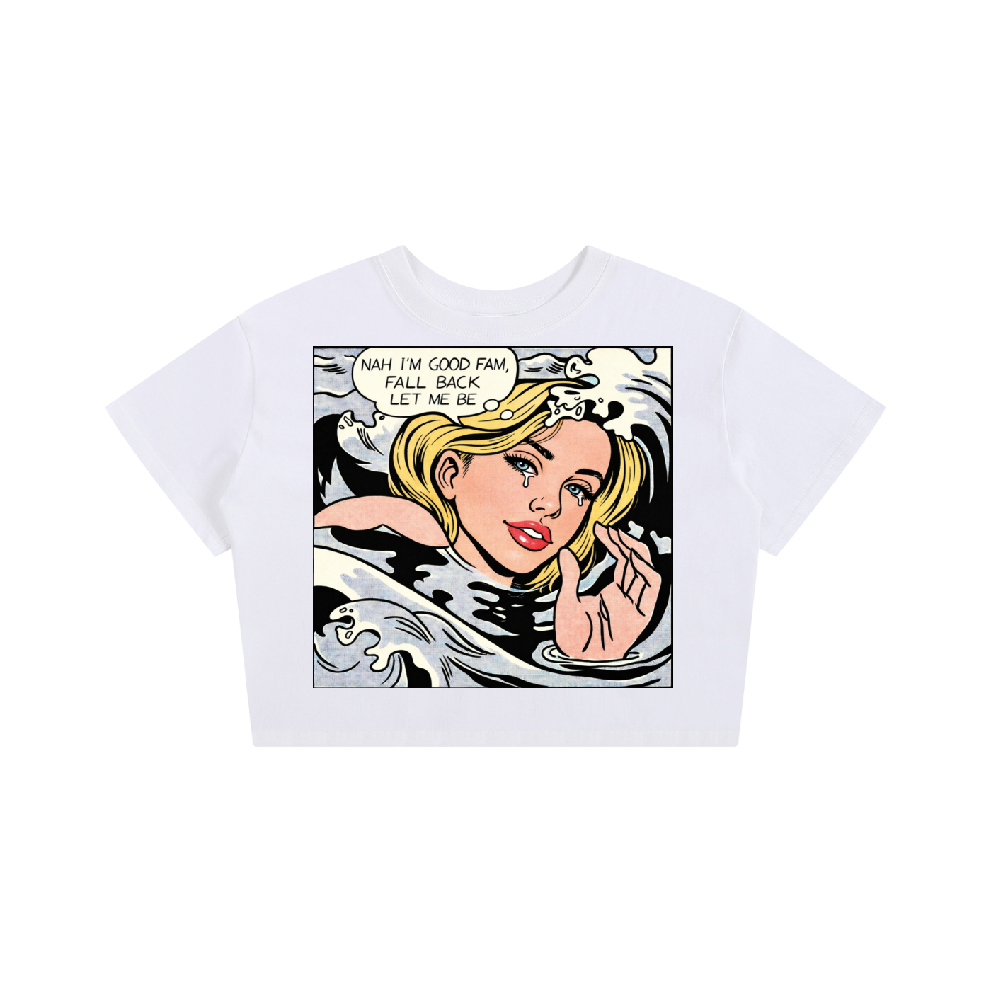 Blonde Baby Tee Seamless T-Shirt