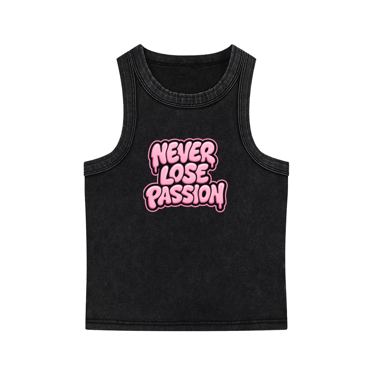 NLP Snow-Washed Cropped Tank Top