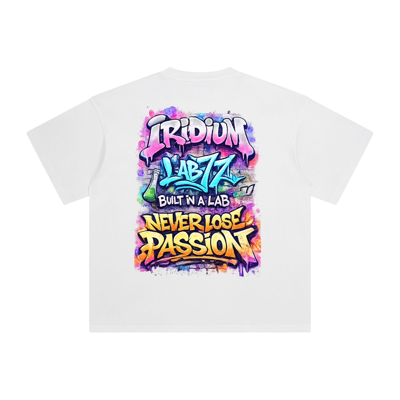 Graffiti Enzyme Washed T-Shirt