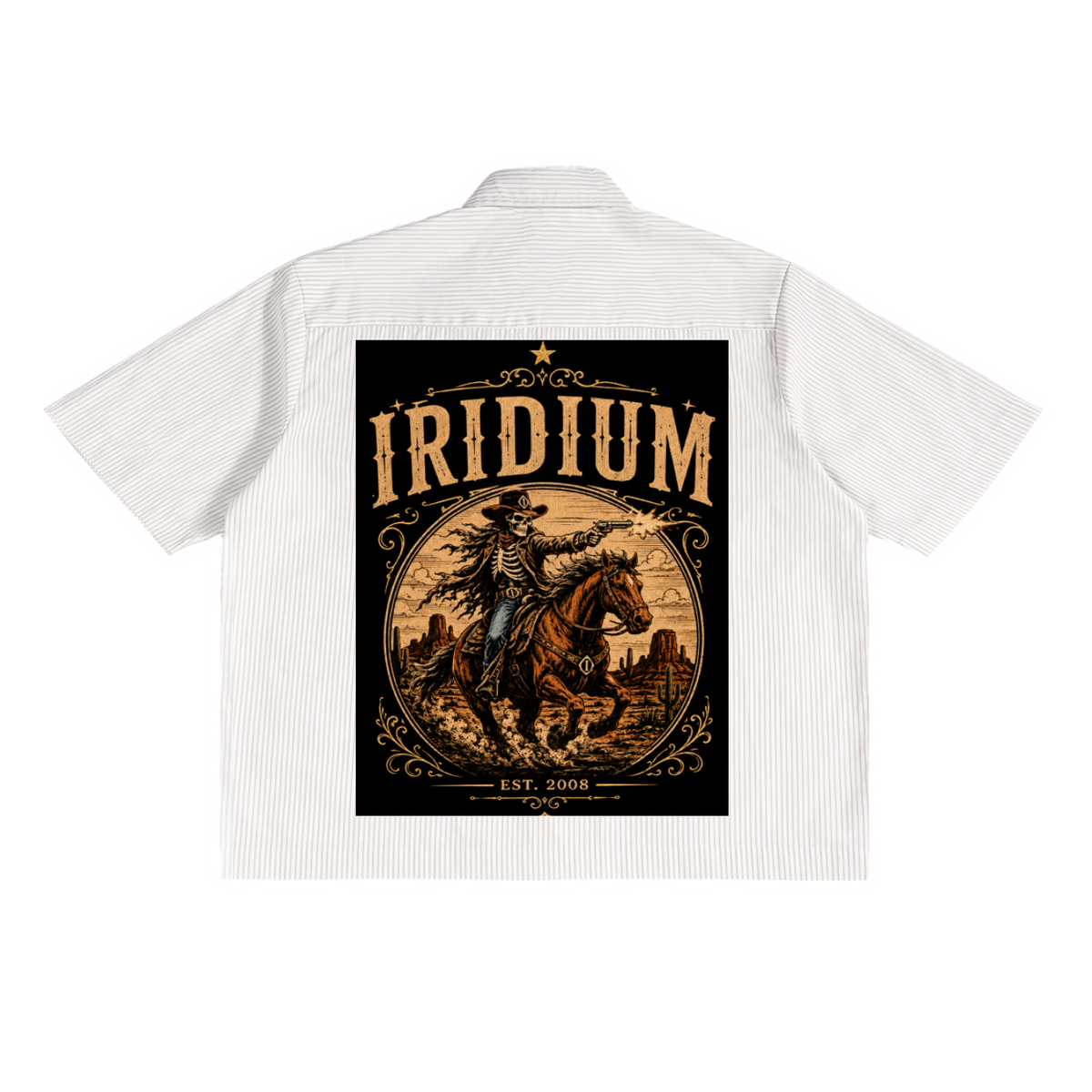 Iridium Inferno Stripe Boxy Shirt