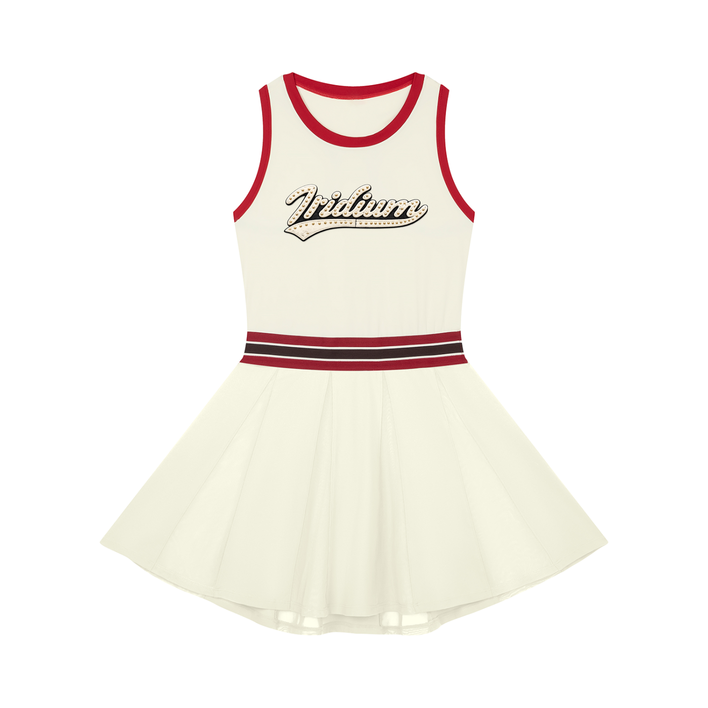 IRIDIUM  Color Block A-Line Sleeveless Dress