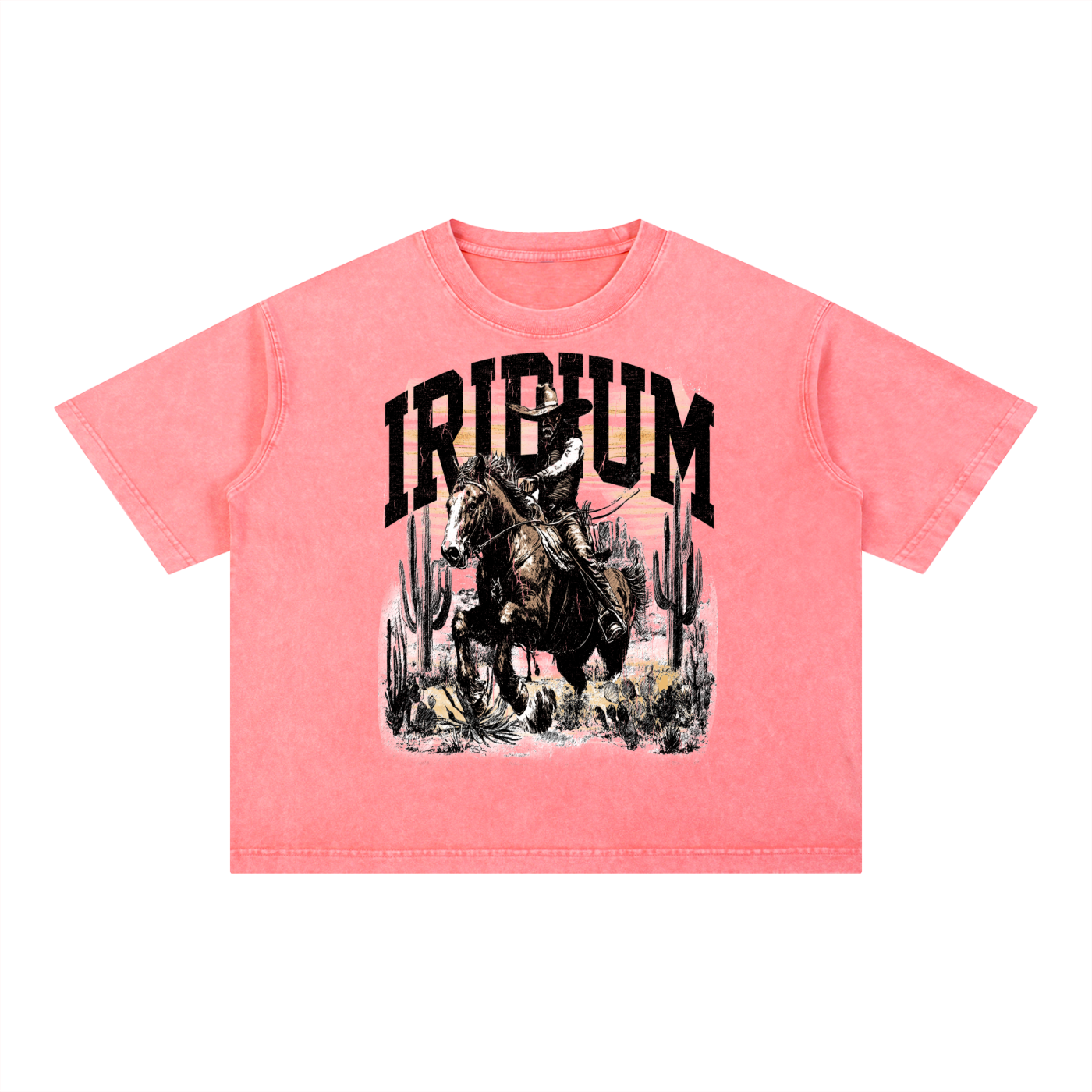 Riders Egde Mineral Wash Boxy Cotton T-Shirt