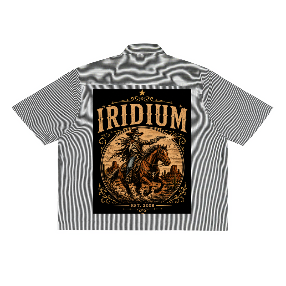 Iridium Inferno Stripe Boxy Shirt