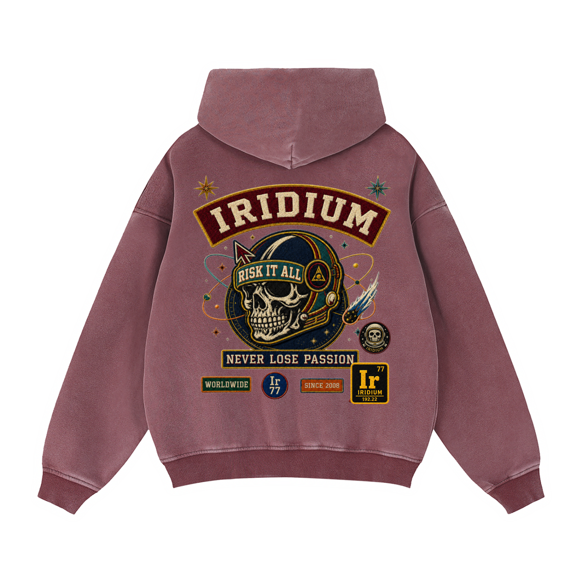 Iridium 77 Varsity Zip Hoodie