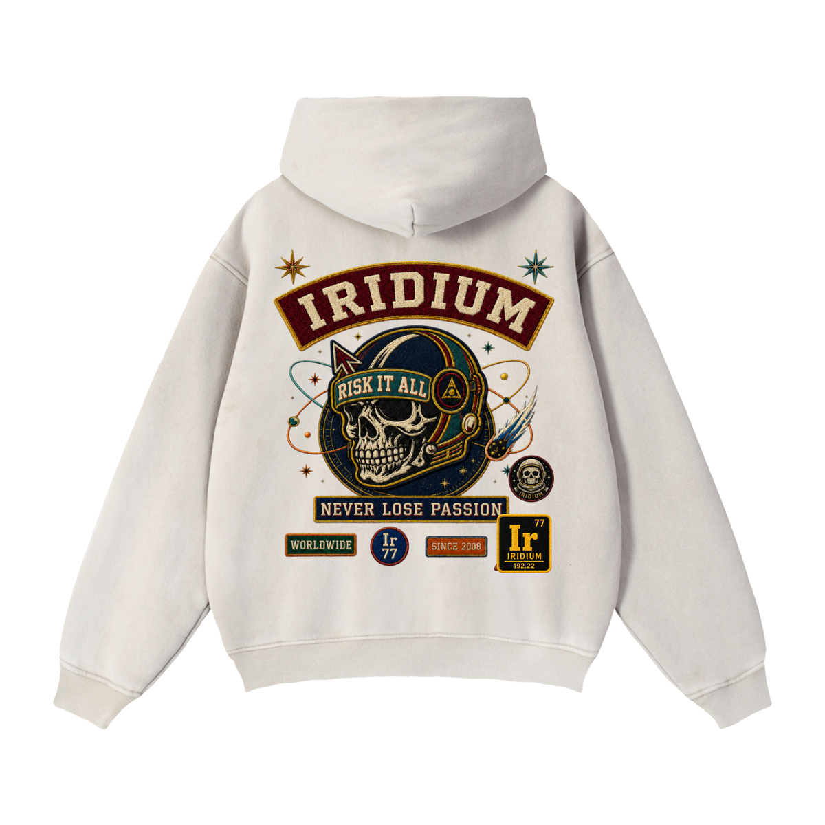 Iridium 77 Varsity Zip Hoodie