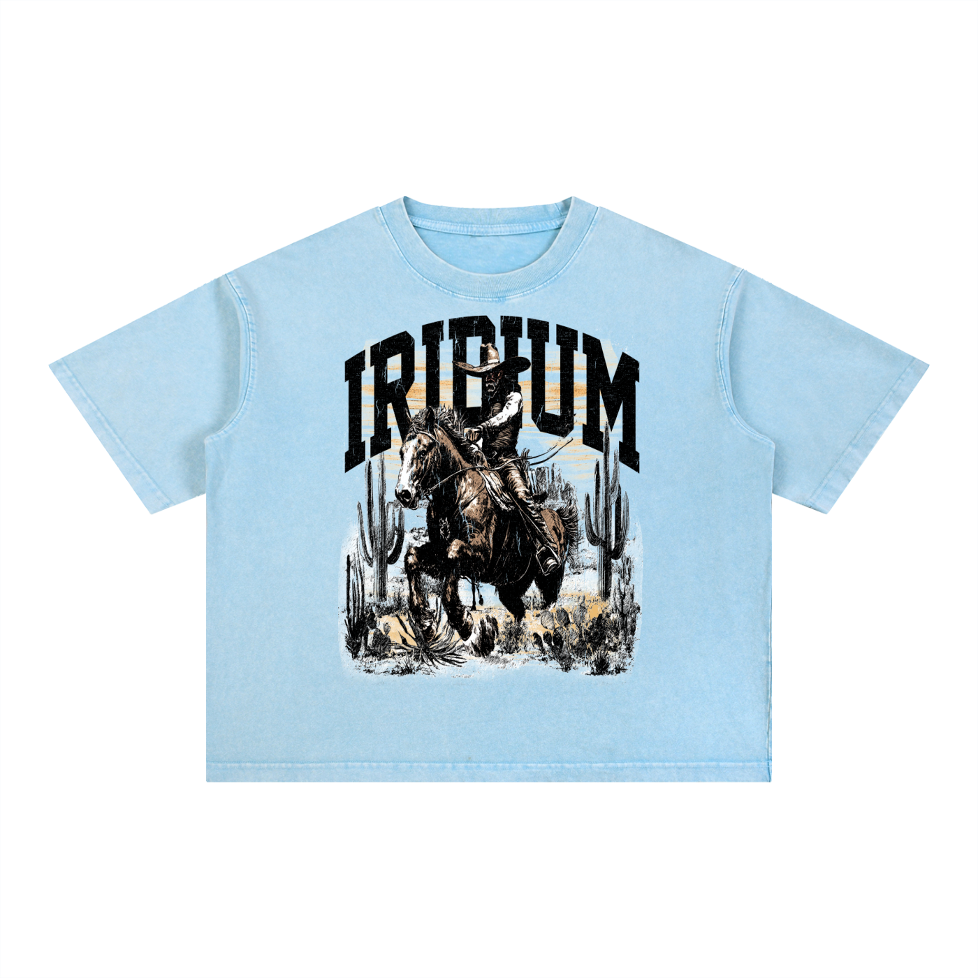 Riders Egde Mineral Wash Boxy Cotton T-Shirt
