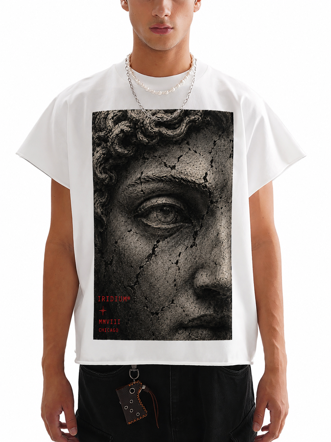 Watcher Raw-Edge Boxy T-Shirt