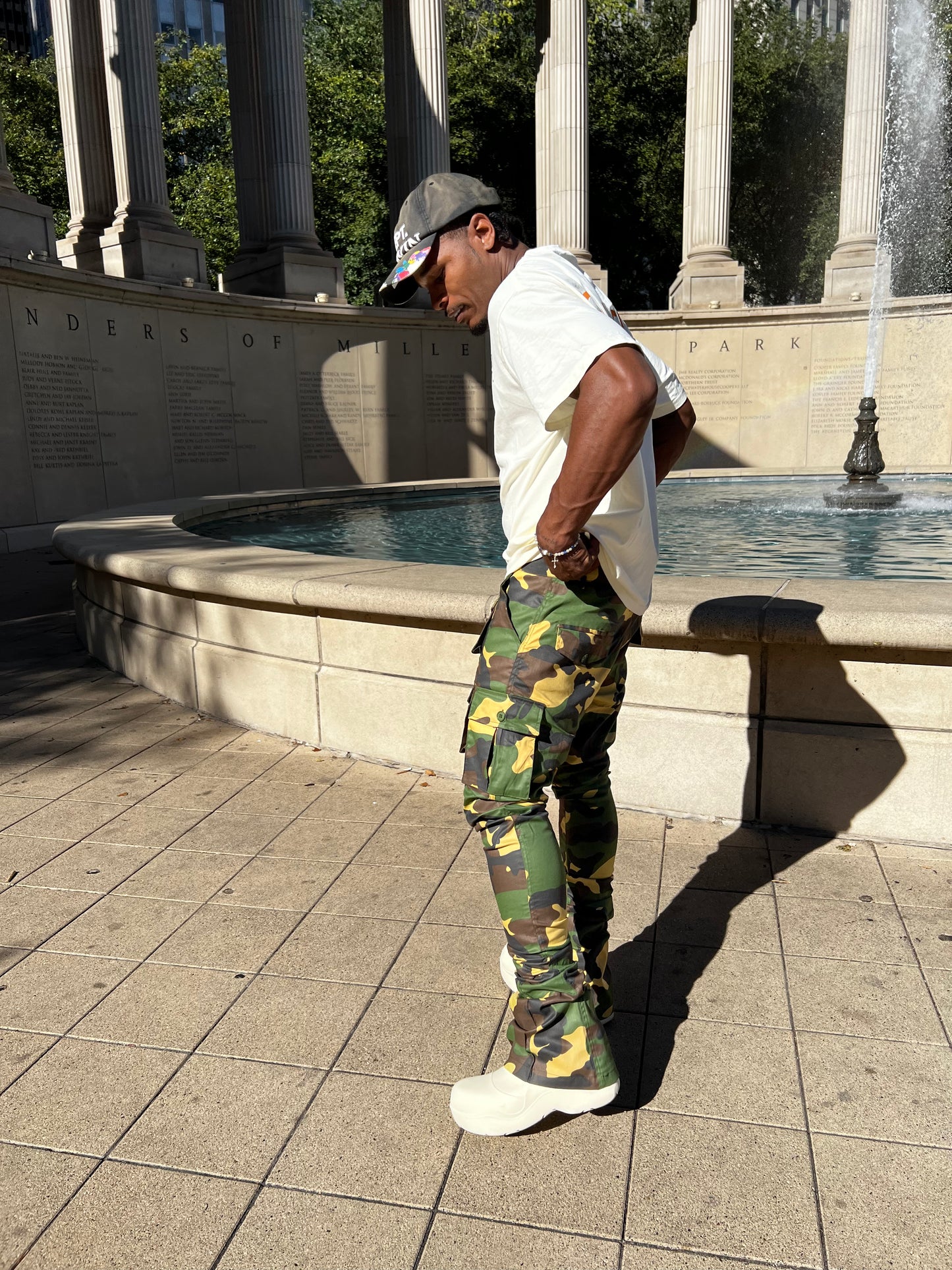 Camo 2.0 Stacked Cargo Pants