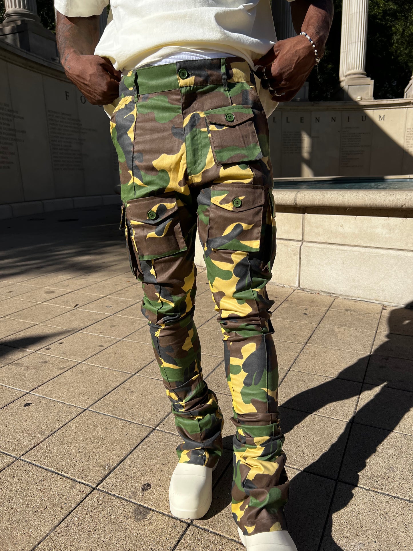Camo 2.0 Stacked Cargo Pants