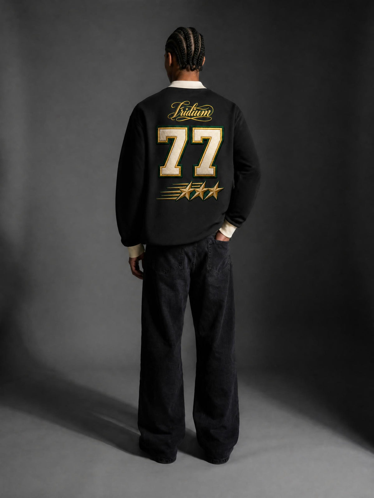 0877 Block Long Sleeve Sweatshirt