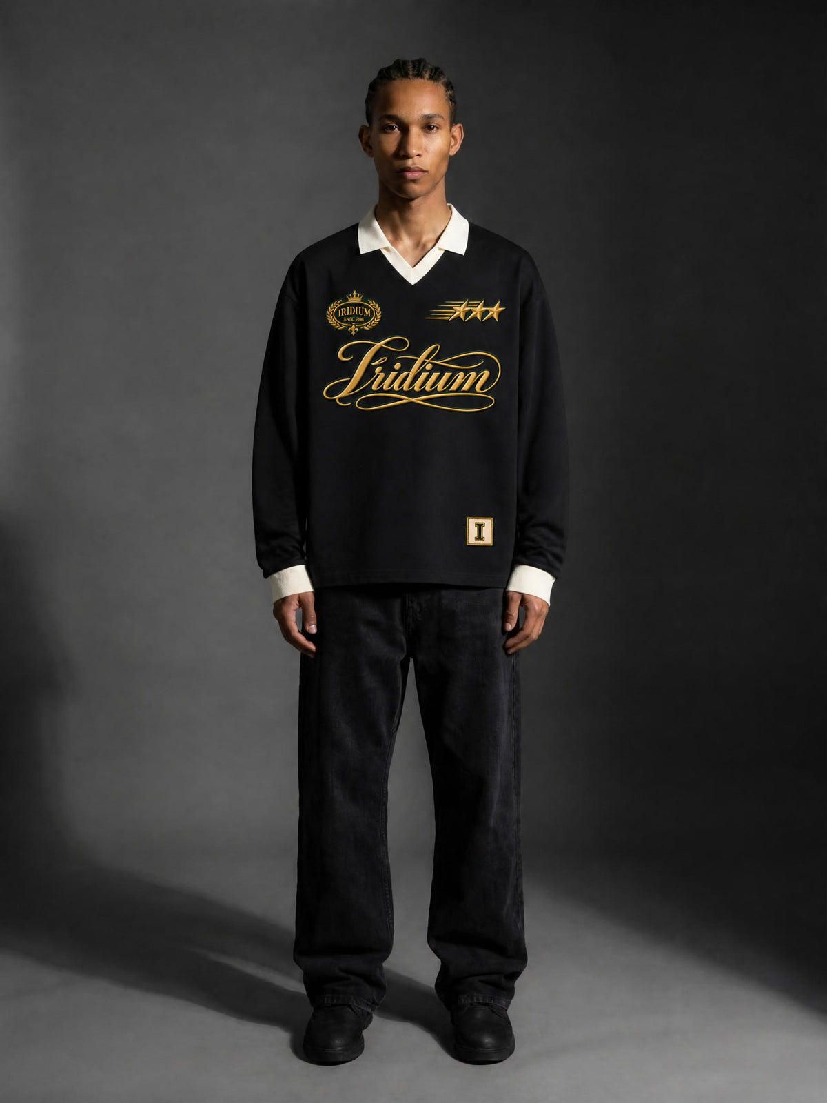 0877 Block Long Sleeve Sweatshirt