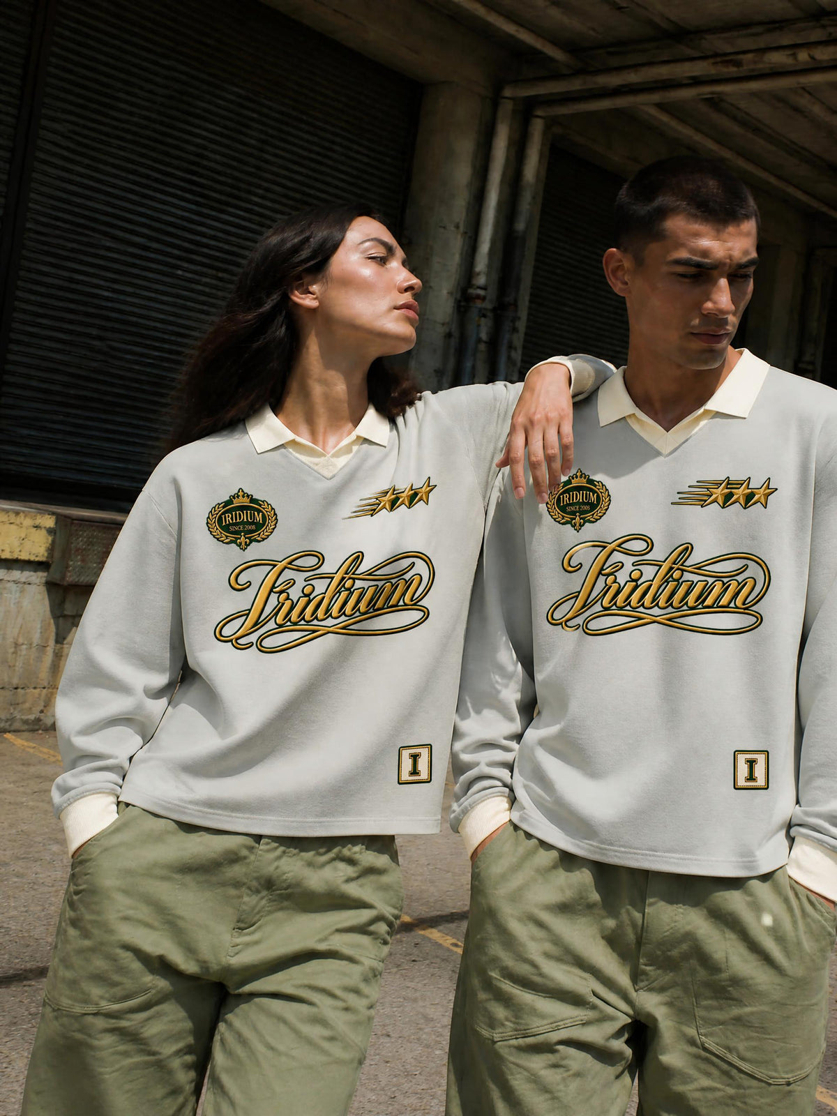 0877 Block Long Sleeve Sweatshirt