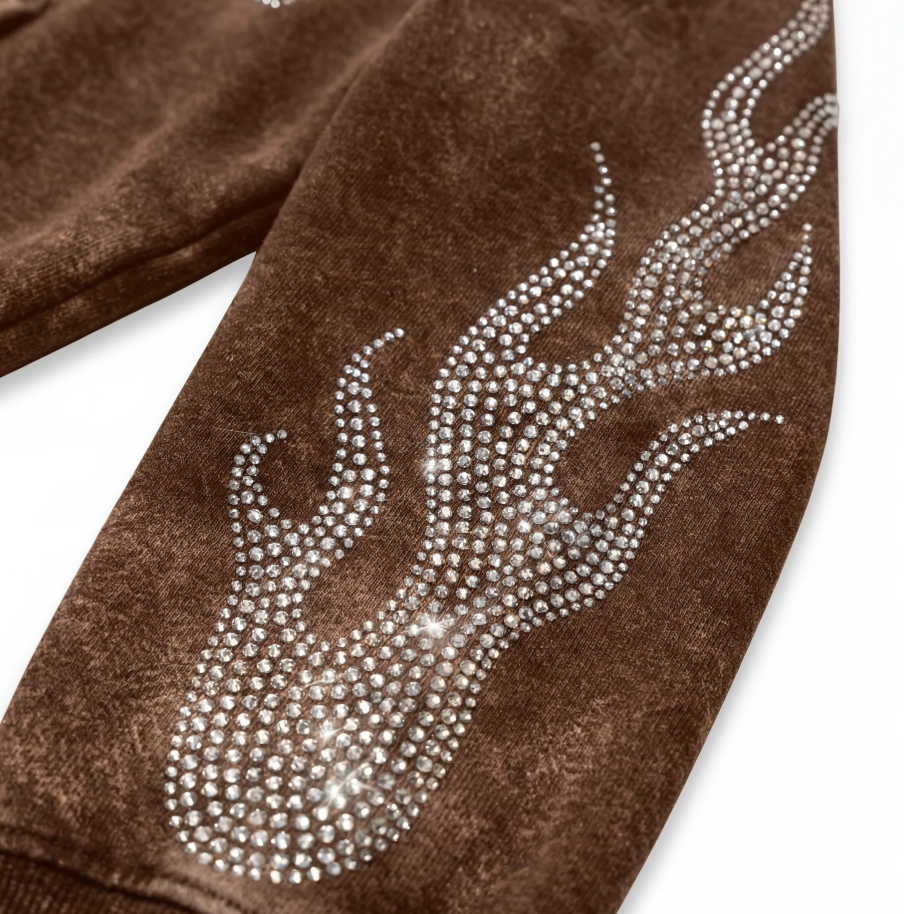 GUNSLINGER INFERNO HOODIE DUST BROWN