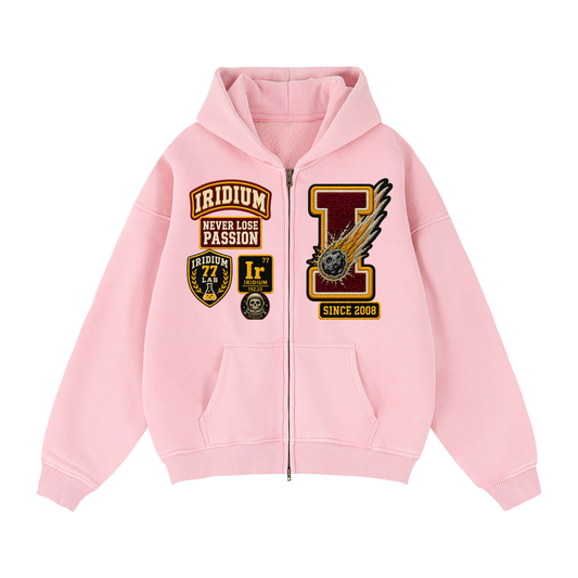 Iridium 77 Varsity Zip Hoodie