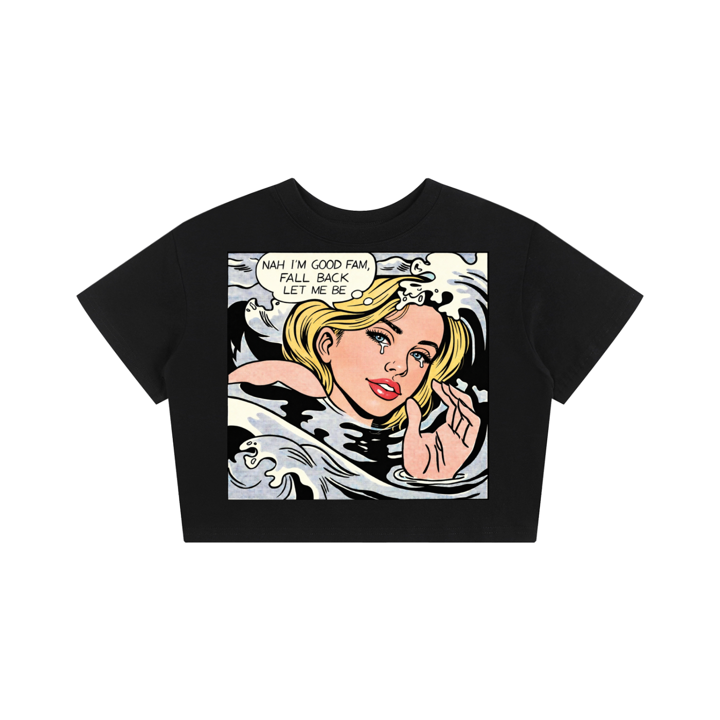 Blonde Baby Tee Seamless T-Shirt