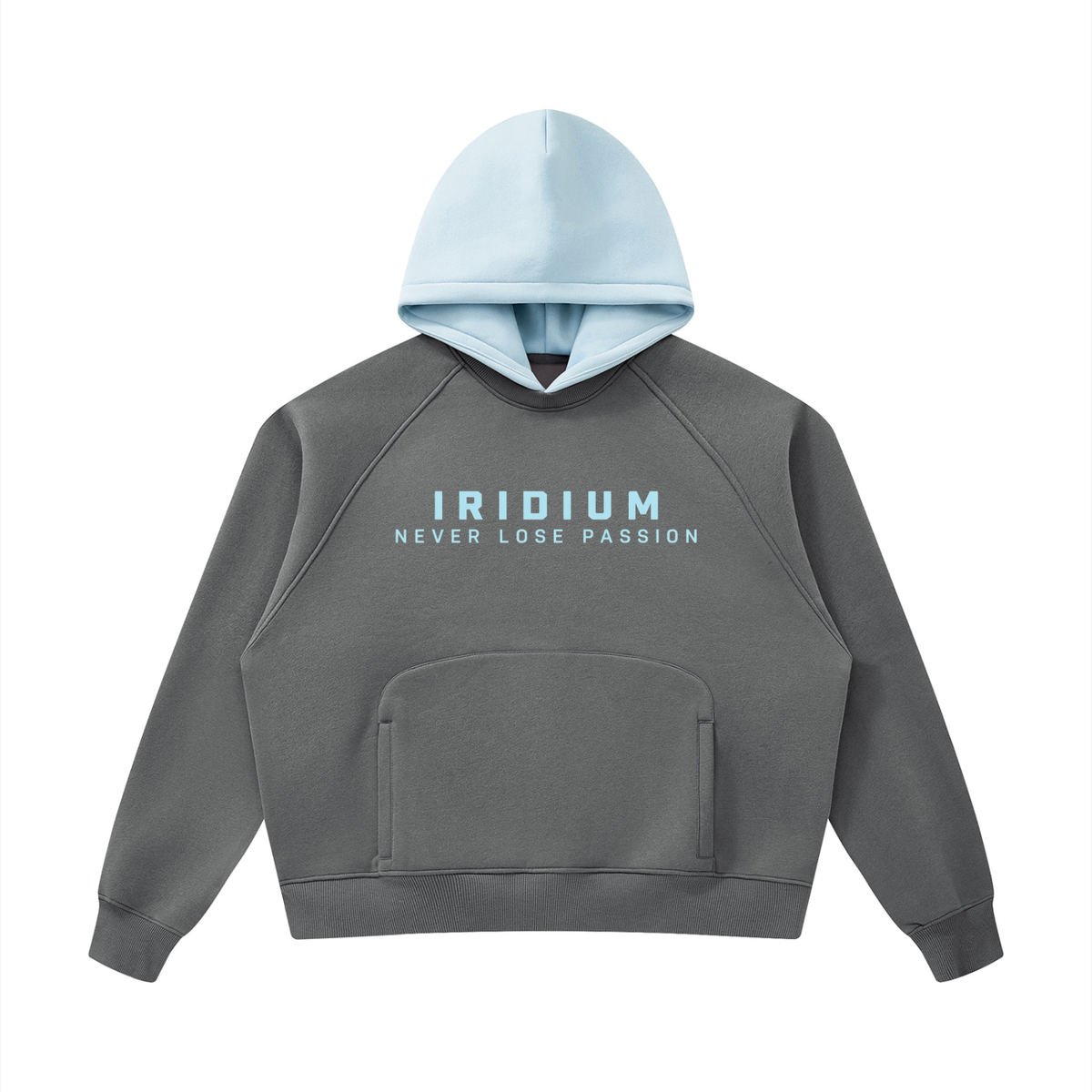 NLP Fleece Raglan Color Block Hoodie