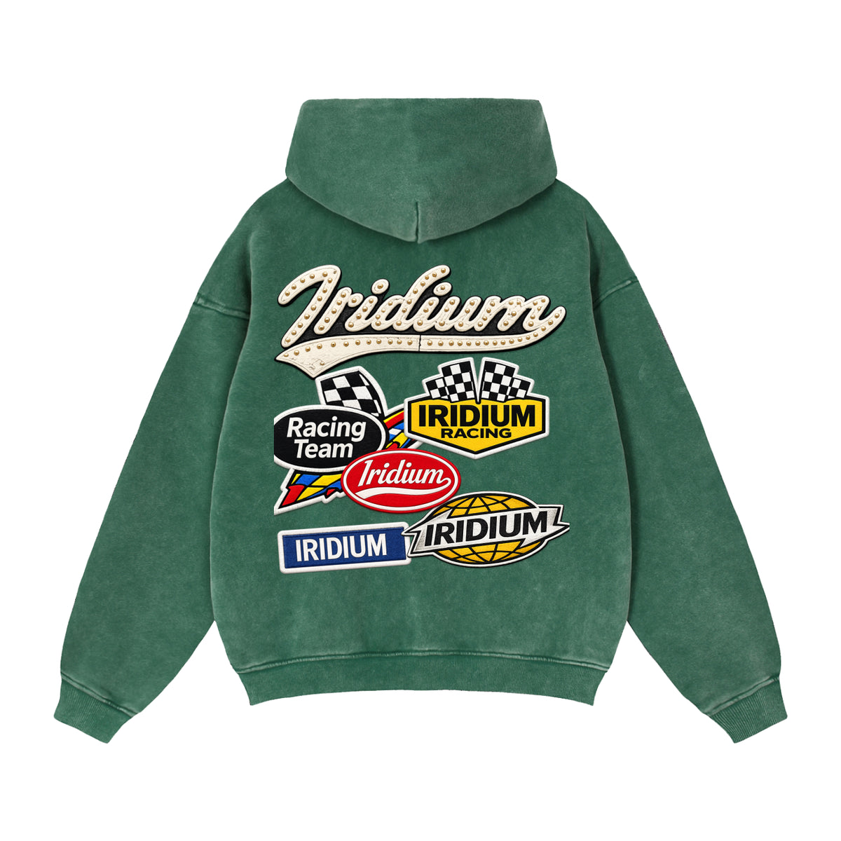 Iridium Racer Boxy Zip Hoodie