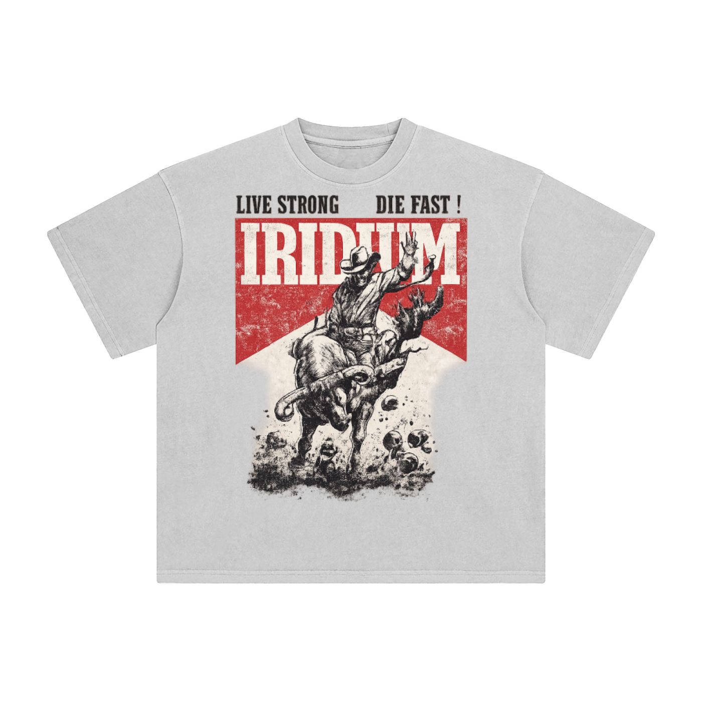 BUll RIDE Washed T-Shirt
