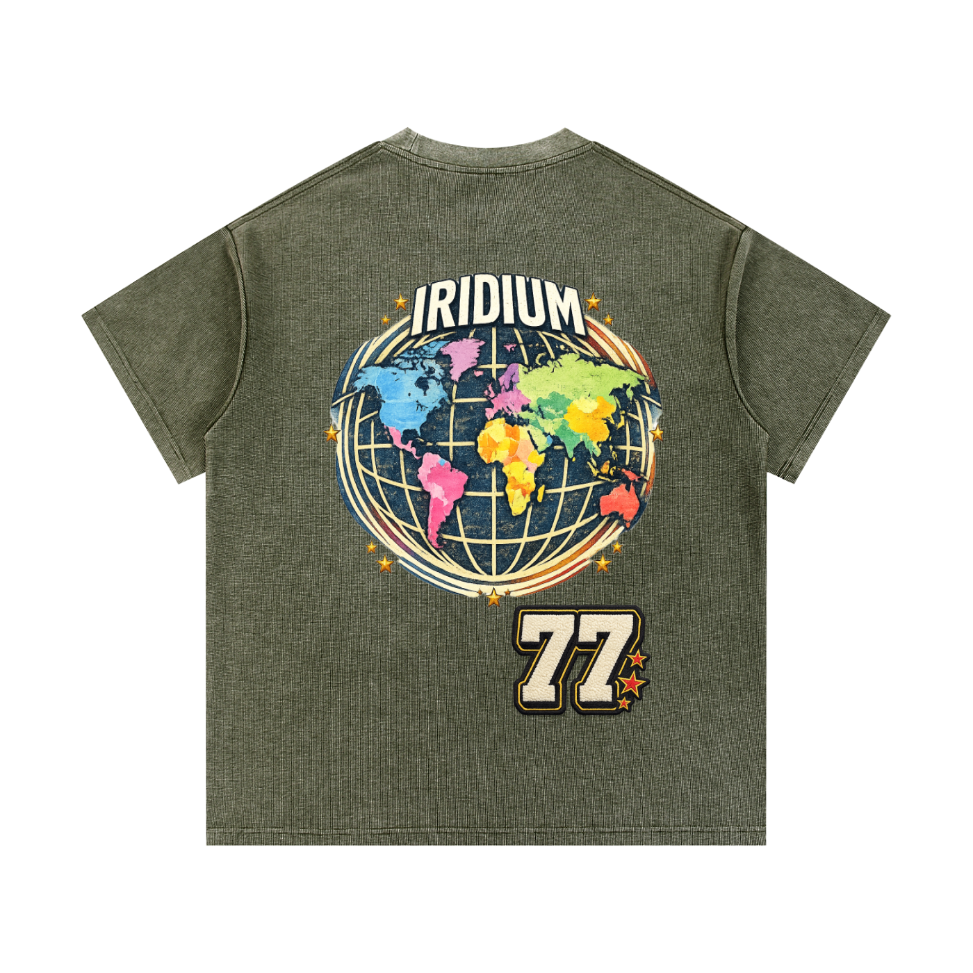 ir worldwide Mineral Wash Waffle Knit T-Shirt