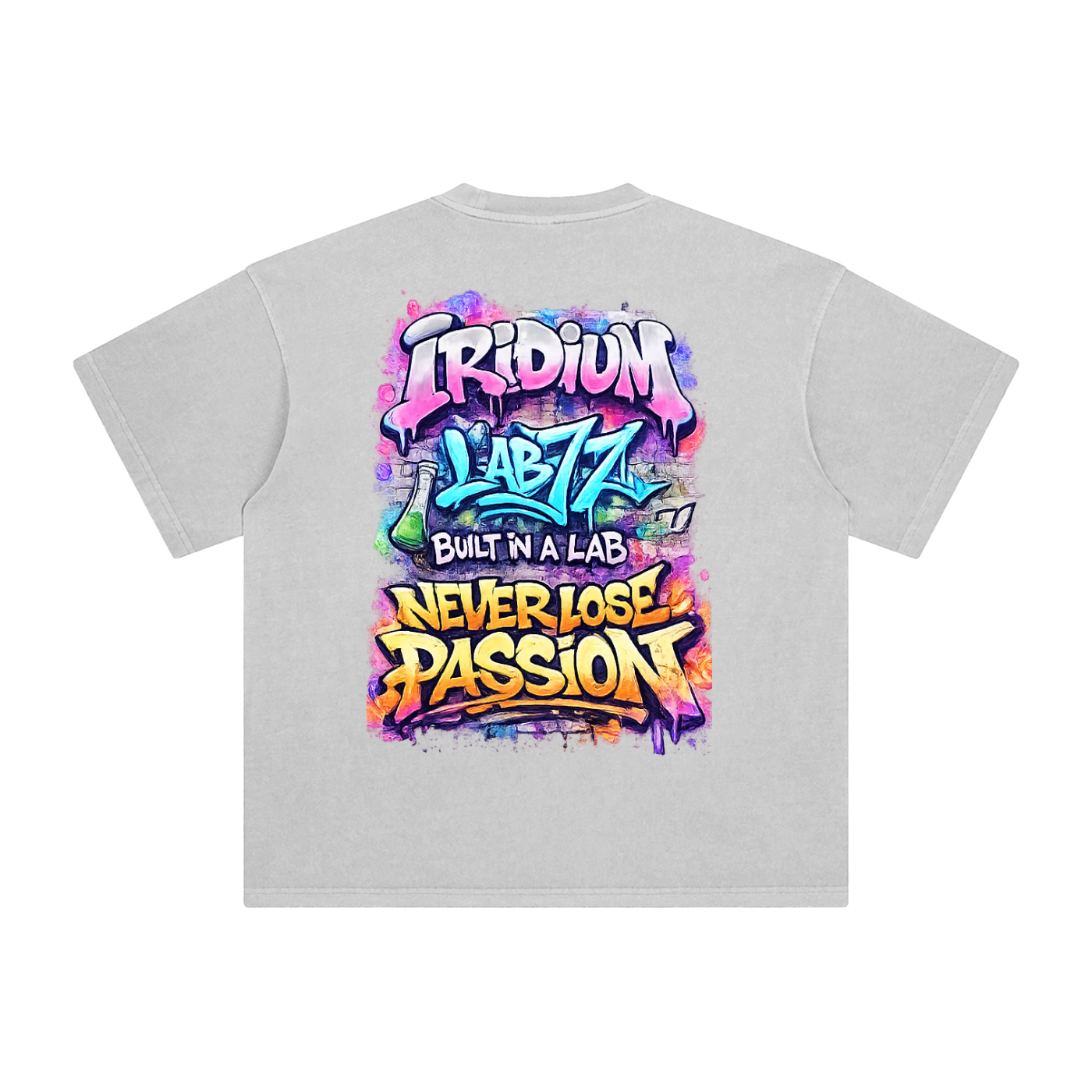 Graffiti Enzyme Washed T-Shirt