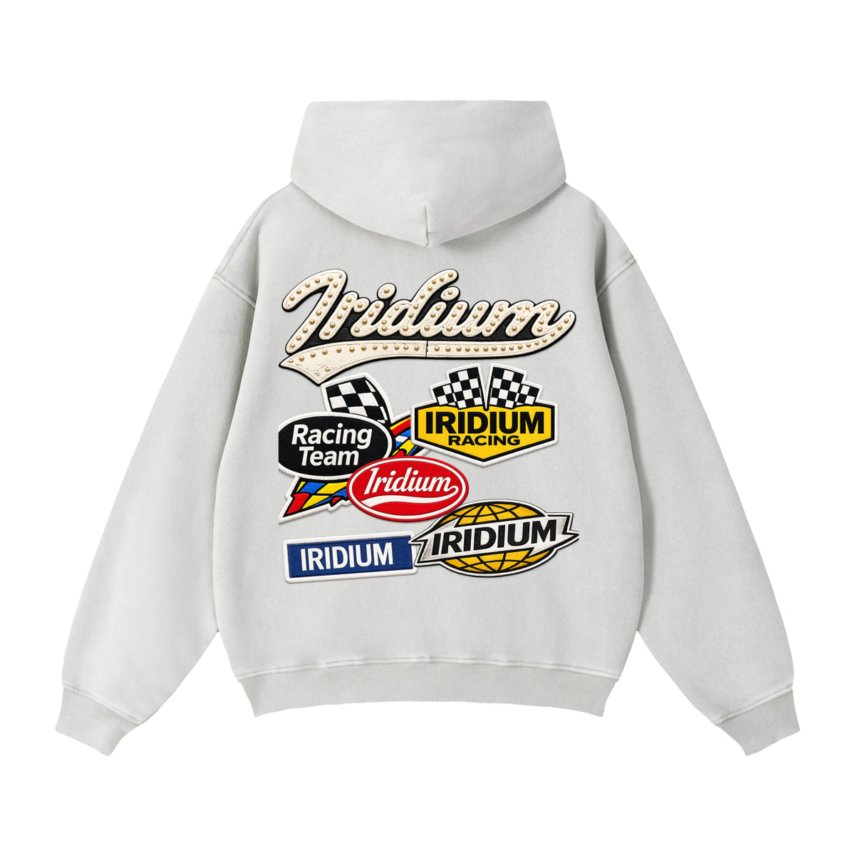 Iridium Racer Boxy Zip Hoodie