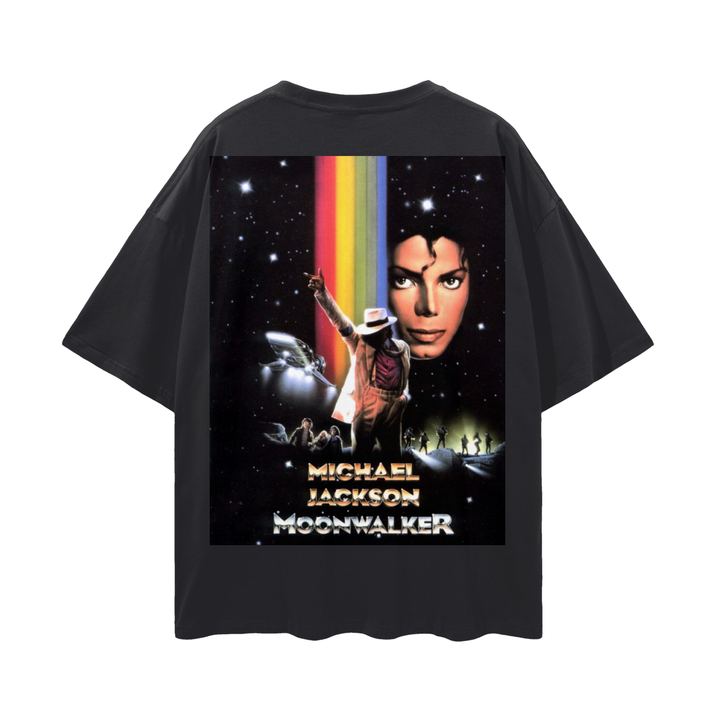 MJ BLACK Loose Drop Shoulder T-Shirt