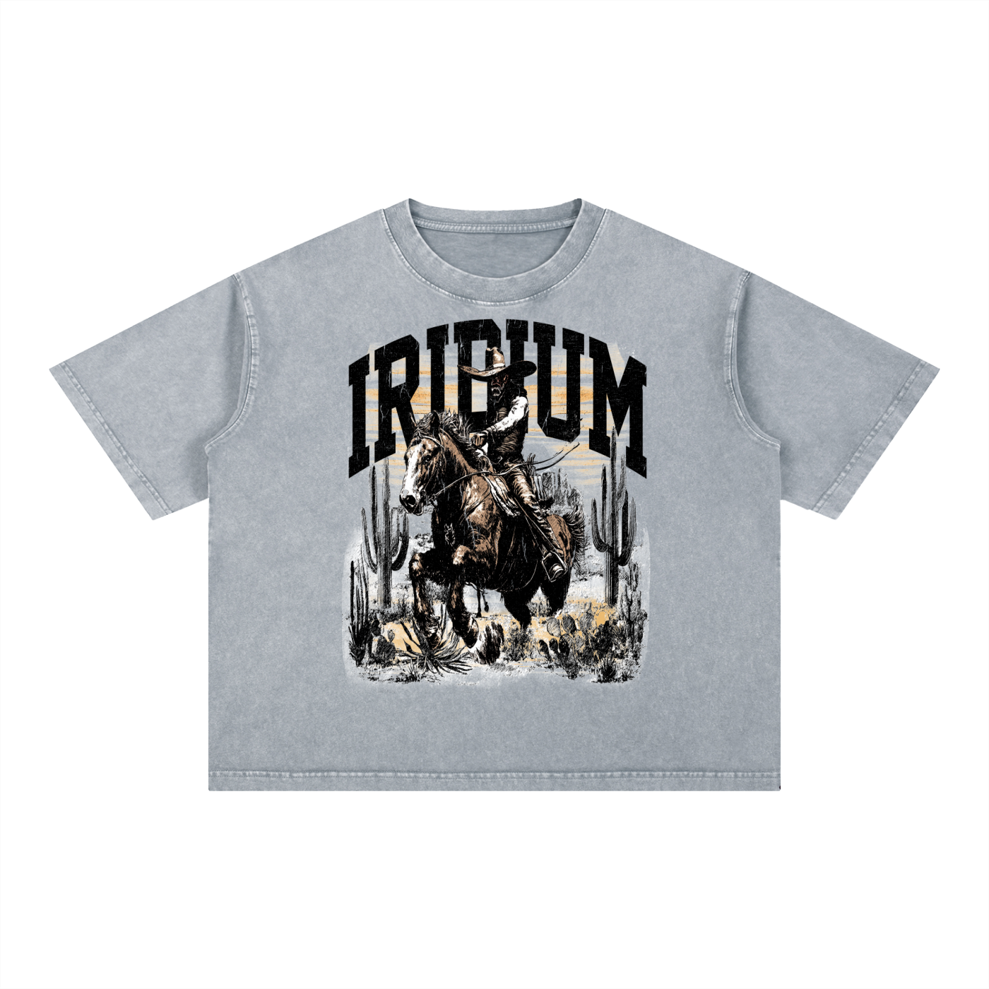 Riders Egde Mineral Wash Boxy Cotton T-Shirt