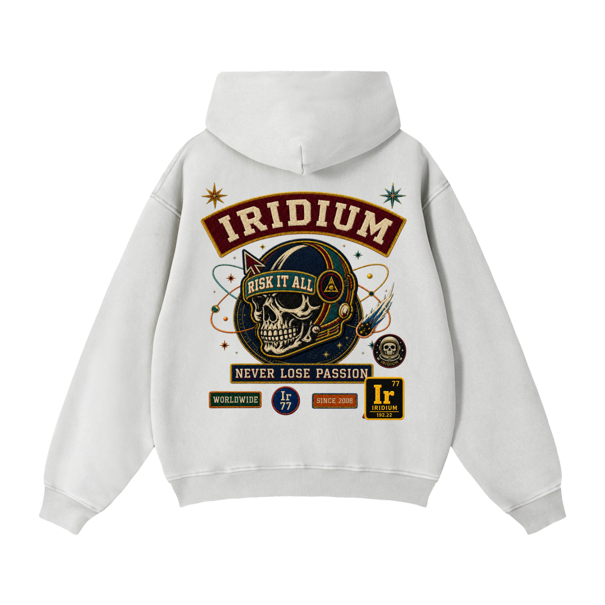 Iridium 77 Varsity Zip Hoodie