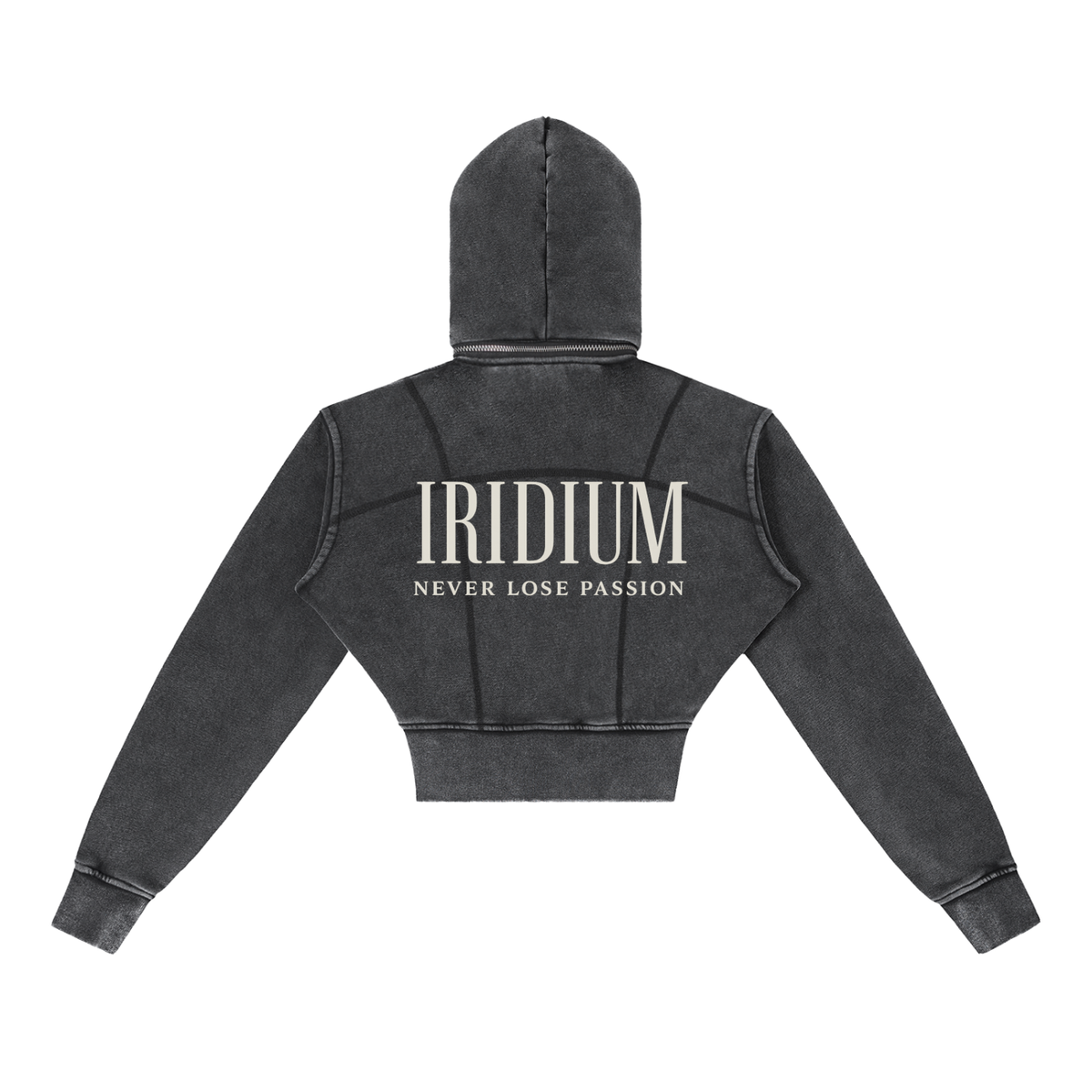 My Boo Washed Cropped Fleece Hoodie
