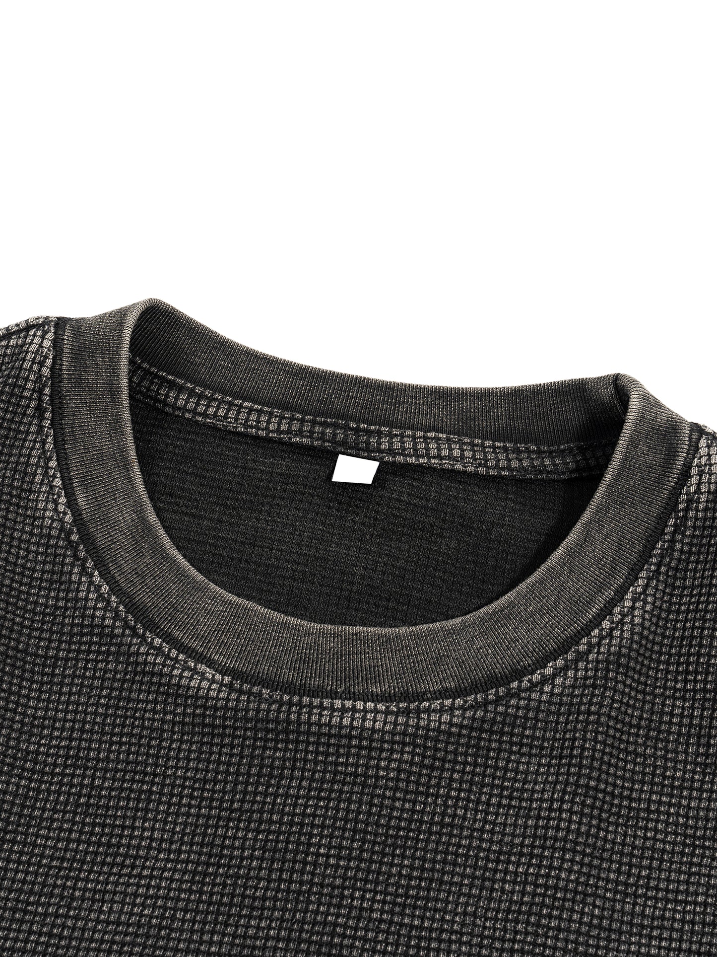 world wide  Waffle Washed Boxy T-Shirt