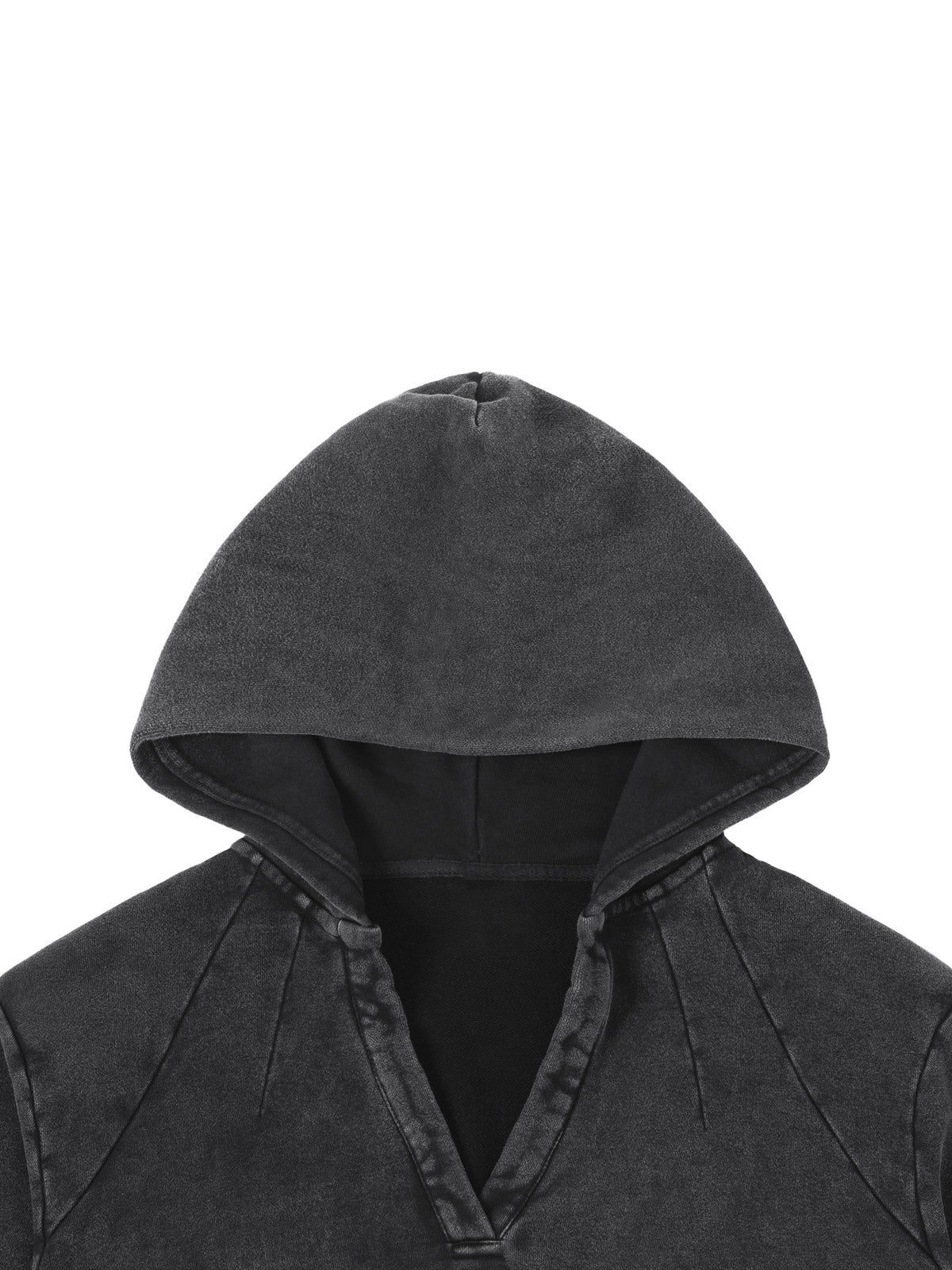 Shawty 77 Vintage-Washed Cropped Hoodie