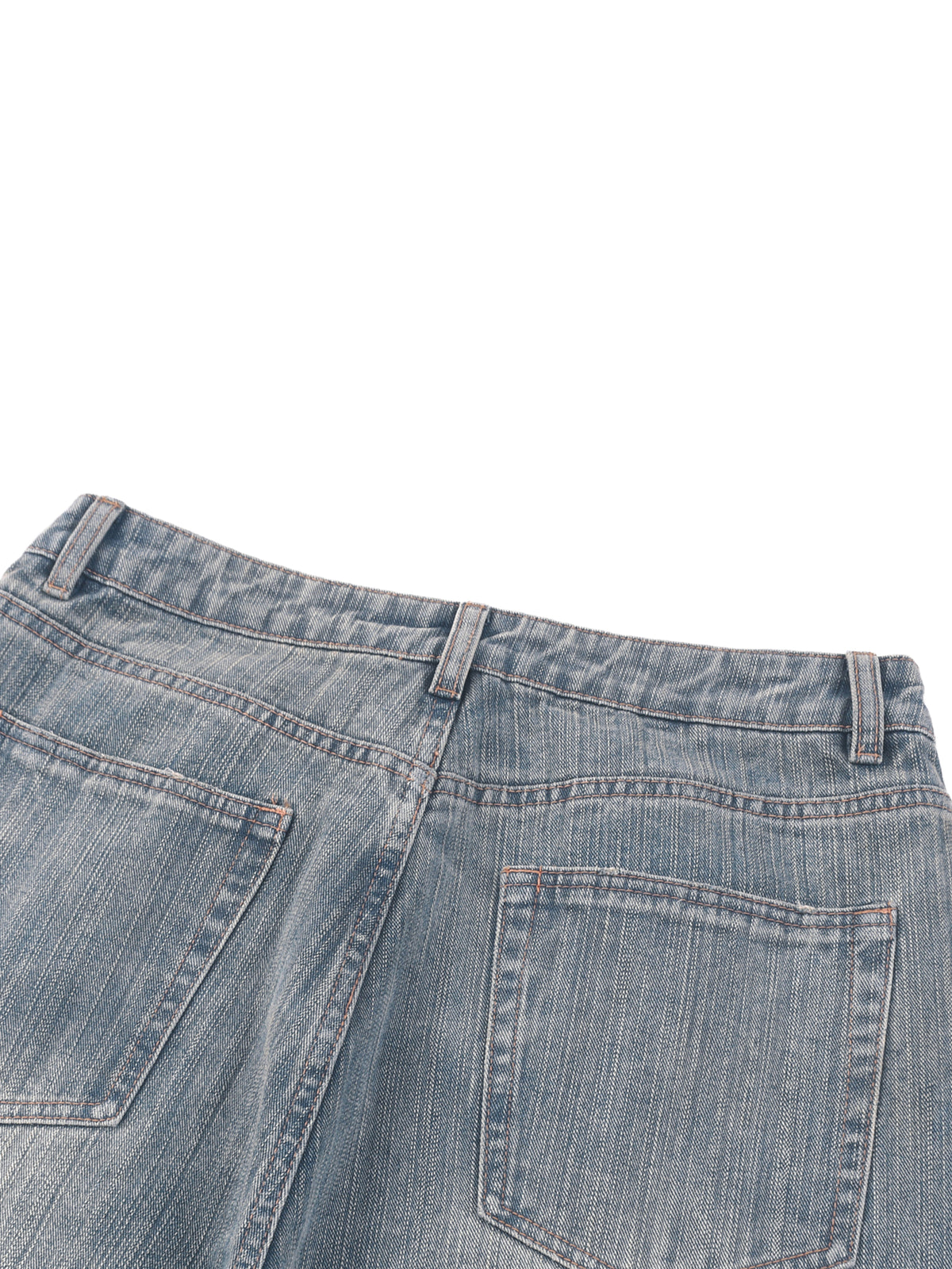 Pressure Again Vintage-Washed Distressed Denim Jeans