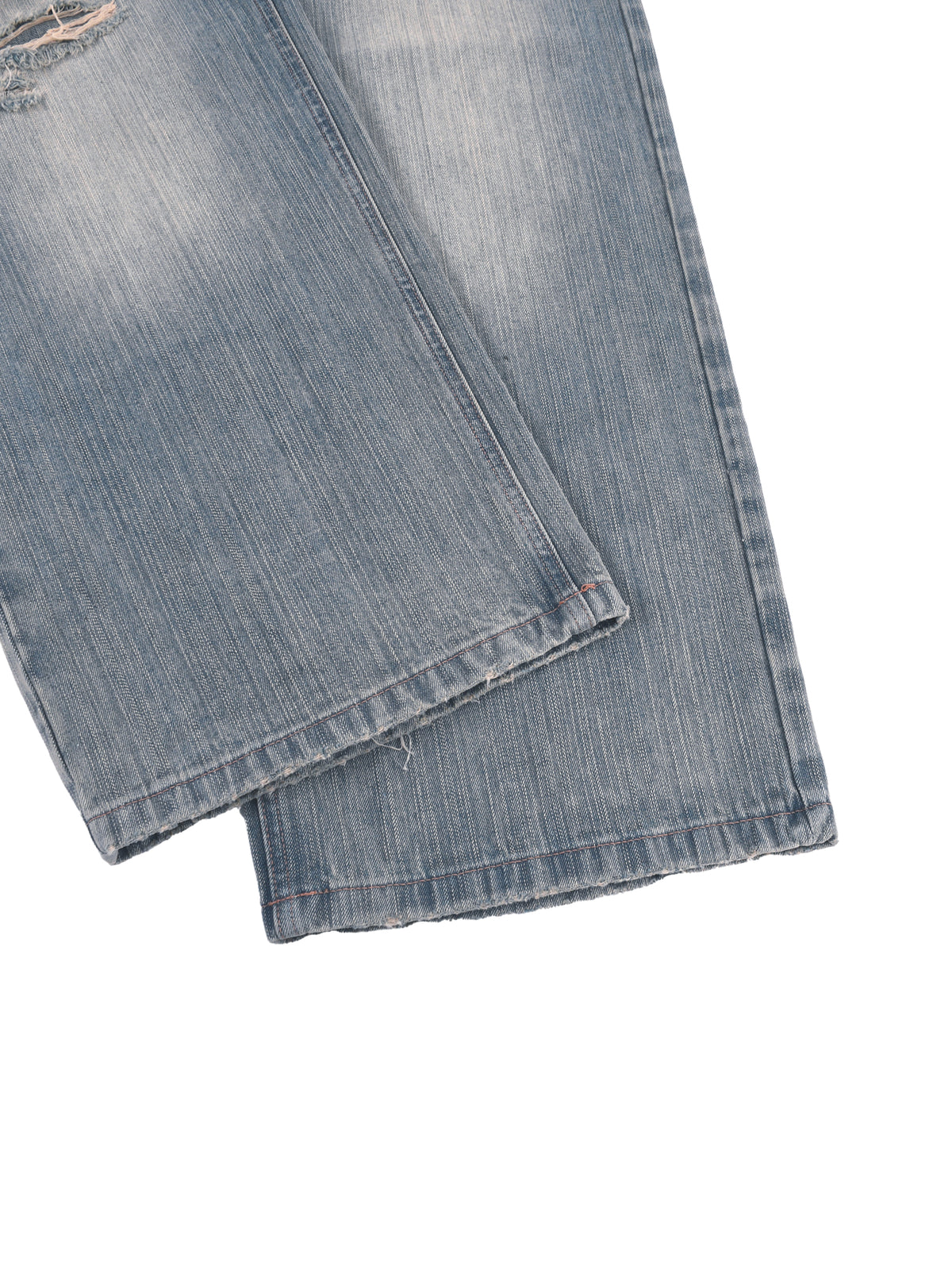 Pressure Again Vintage-Washed Distressed Denim Jeans