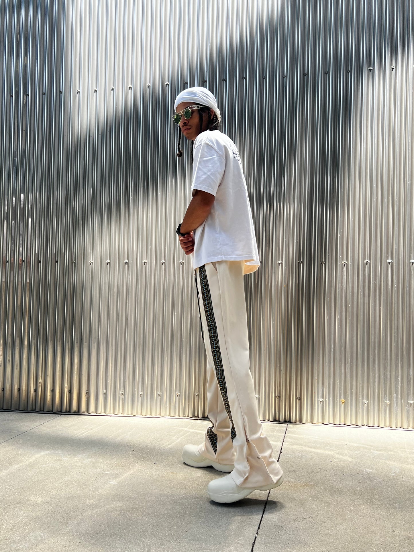 Cream Avery Jogger Pants