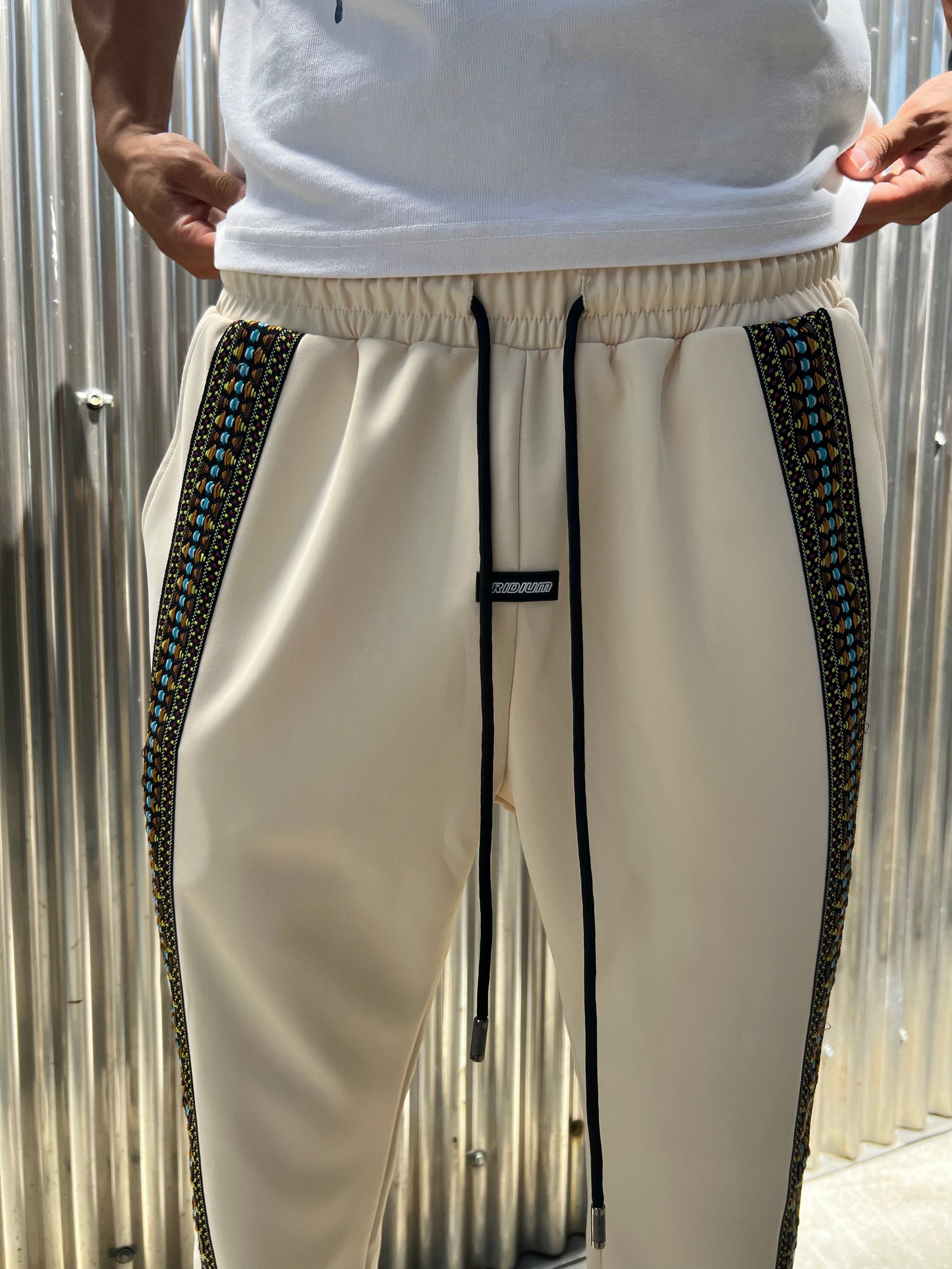 Cream Avery Jogger Pants